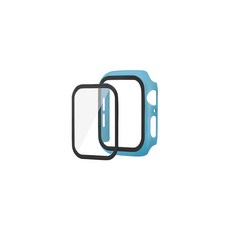 비쉐르 매트 라인 애플 워치 시리즈 5 44mm 하드 커버 케이스, 스카이, 1개