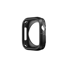 비쉐르 트랜디 타임 애플 워치 시리즈 5 44mm 실리콘 케이스, 올블랙, 1개