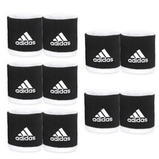 adidas 愛迪達 網球腕帶 FK0912 5入, 黑色