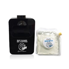 모닝듀 좌변기 시트클리너 디스펜서 블랙 + 리필 800ml, 1세트