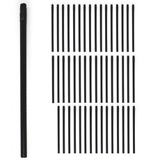 黑木鉛筆 HB, 黑色, 48個