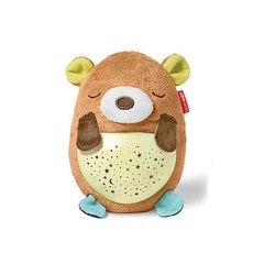 SKIP HOP 小熊安撫娃娃夜燈型, 混色