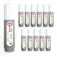 快乾修正液 灰色, 12ml, 12個