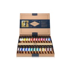 MijELLO 美捷樂 Mission Gold 級純顏料水彩顏料套組 MWC 1524P, 15毫升, 26色