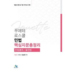 푸에테 로스쿨 민법 핵심지문 총정리 : 민법총칙/물권법, 윌비스