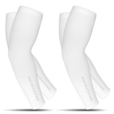 SKECHERS 防紫外線涼感袖套 2入 x 2組, 白色, 2個