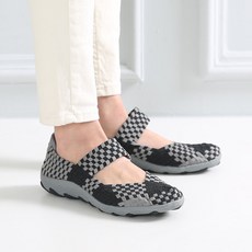 BELLEPE 女款格紋編織鞋