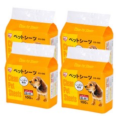IRIS OHYAMA 寵物尿布墊 ES-100 100入, 4包