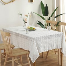 TCR 北歐蕾絲桌布, 單一顏色, 150 x 180 cm
