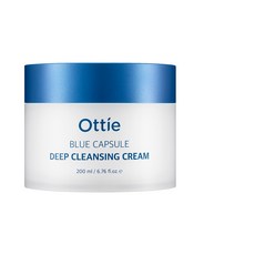 Ottie BLUE CAPSULE肌膚深層肌清潔卸妝霜, 200ml, 1入