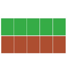 Daewon Woodboard 彩色EVA泡棉 3T 490 x 330 mm, 綠色, 棕色, 10個