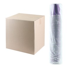 Uniart 2500 紙杯 紫色, 1盒