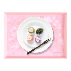 AESLA 櫻花多用途長方形托盤, 混色