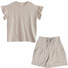 iyaan 漂亮的棉質孕婦裝上下套裝