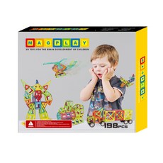MAGPLAY 磁塊首套 218p 兼容競爭對手產品, 混色