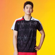 YONEX 男款羽毛球圓領短T恤 201TS019M