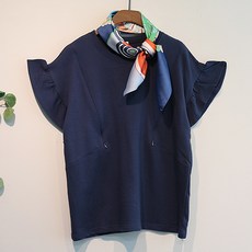 iyaan 孕婦荷葉邊短袖T恤