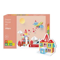 MAGPLAY 磁鐵塊 Dream House Set 196p 兼容其他 Macplay 產品, 混色