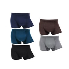 INTARSIA 竹纖維 3015 柔軟四角內褲 5件組