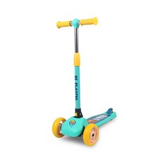 PAPASTOY B.Duck 角色可折疊LED輪滑板車 2020年, 薄荷綠