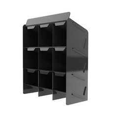 디자인신드롬 필기구 데스크오거나이저, 블랙, 1개