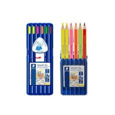 STAEDTLER Textsurfer 螢光色鉛筆 128 64SB6P 2組合, 5 種顏色
