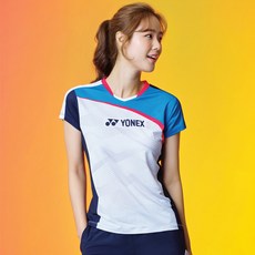 요넥스 여성용 라운드 반팔 티셔츠 201TS014F