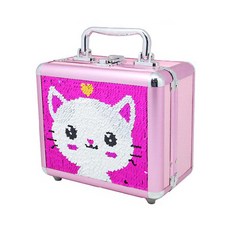 漂亮貓咪亮片化妝盒, 混色