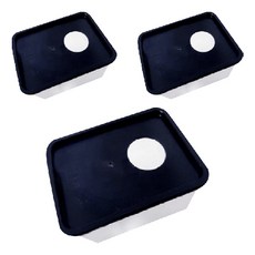 Jif爬蟲類用濕式躲藏處 大, 混色, 3個