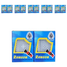 RAINBOW撲克牌 高級撲克牌 2種*6入, 混色