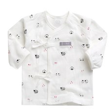 GREEN BEBE 嬰兒夏季小羊印花肚衣