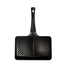 FOUR SEASONS 2格感應煎鍋, 27*18cm, 1個