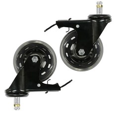 EMPIRE 環形剎車直列輪 DLB3R1122BK 75mm, 2個