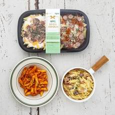 쉐푸드 볼로네즈 & 크림펜네파스타, 900g, 1개