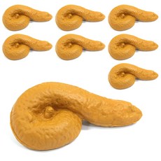 Livingda 假大便道具, 單一顏色, 8個