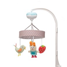 taf toys 音樂花園床邊旋轉音樂鈴, 混色