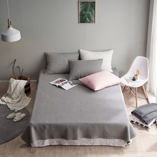 Ecodeco Rosy 固定鬆緊帶床墊, 灰色
