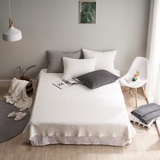 Ecodeco Rosy 固定鬆緊帶床墊, 奶油象牙白