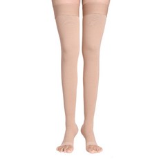 Huespert 無足大腿型壓力襪 膚色 SA151, 1個