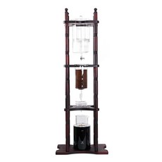 KALDIN 荷蘭濾式咖啡機 3000ml+咖啡杯 250ml+收納盒+不鏽鋼濾滴杯+咖啡濾紙 100入+咖啡量匙+貼紙+食譜, 深紅, 1個