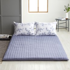 BONNIE LOUISE Entry系列莫代爾棉絎縫睡墊套, 海軍藍