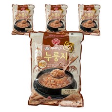 오뚜기옛날 구수한 끓여먹는 누룽지, 3kg, 4개