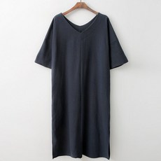 BONBONSTORY V領孕婦連身裙