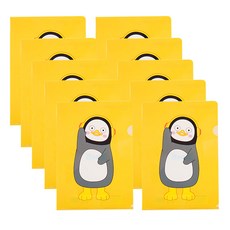 금홍팬시 펭수 L홀더, 옐로우, 10개