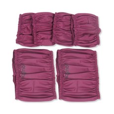 wowbaby Ryan Spin LX專用推車車輪防塵罩, 紫色, 1組