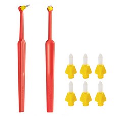 테페 인터스페이스칫솔 핸들 2p 랜덤발송 + 팁 Soft 8p, 1세트