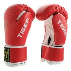 Winnie魔鬼氈老虎拳擊手套 810g, 紅色的