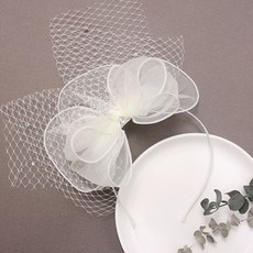 Bidangil 女童款 Agnes 迷你蝴蝶結頭紗髮箍