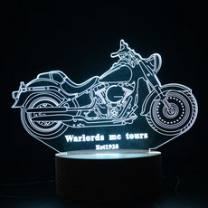 홈마인 LED 3D 비행기 other 시리즈 무드등 H2 type, H205 모터사이클4