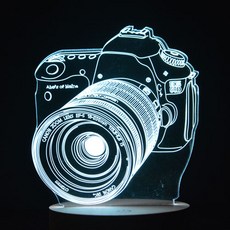 홈마인 LED 3D a good many others 시리즈 무드등 J2 type, J203 카메라